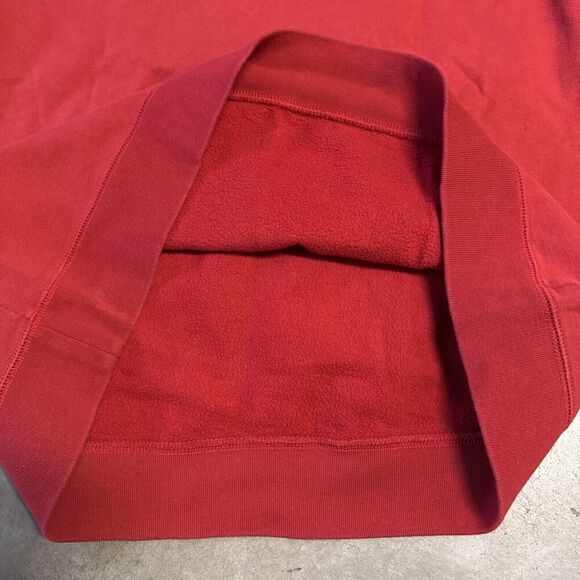 Vintage DKNY Jeans Spell out Crewneck Womens L Red Long Sleeve Stitched‎ Sweater - Picture 10 of 10